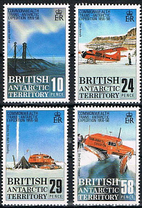 БАТ, 1988, Транс Антарктическая Экспедиция, 4 марки